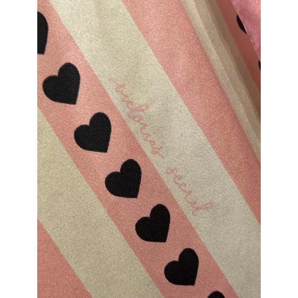 Victoria's Secret Pink and White Black Hearts Robe - Picture 8 of 9